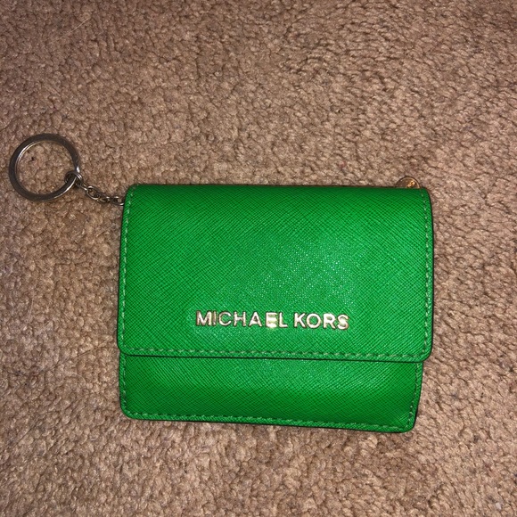 Michael Kors Handbags - Michael Kors Green Wallet